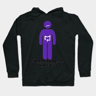 Ulcerative Colitis Silhouette Hoodie